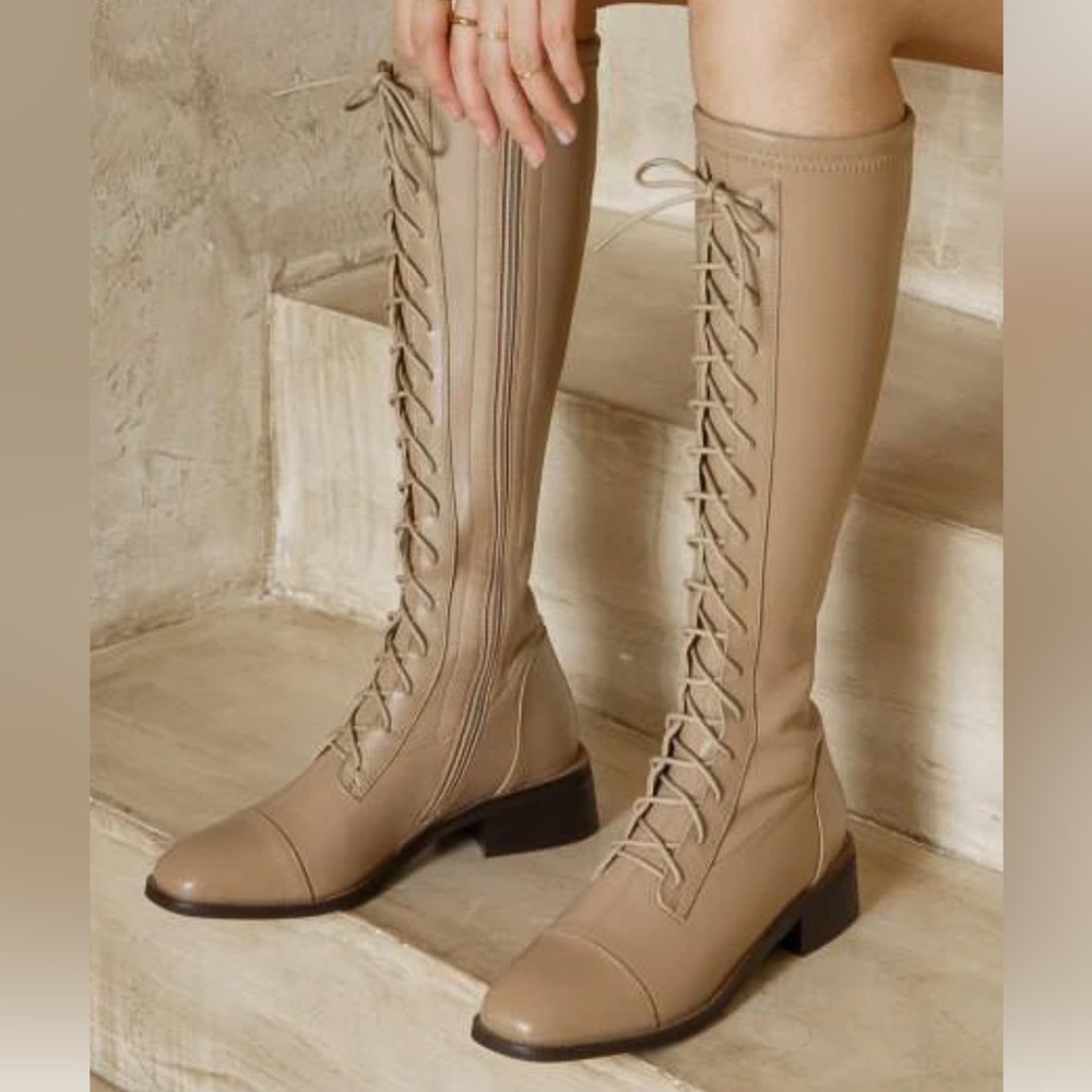 NWT Genuine leather tall boots
